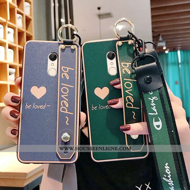 Coque Xiaomi Redmi 5 Tendance Fluide Doux Tout Compris Téléphone Portable Étui Protection Vert Verte
