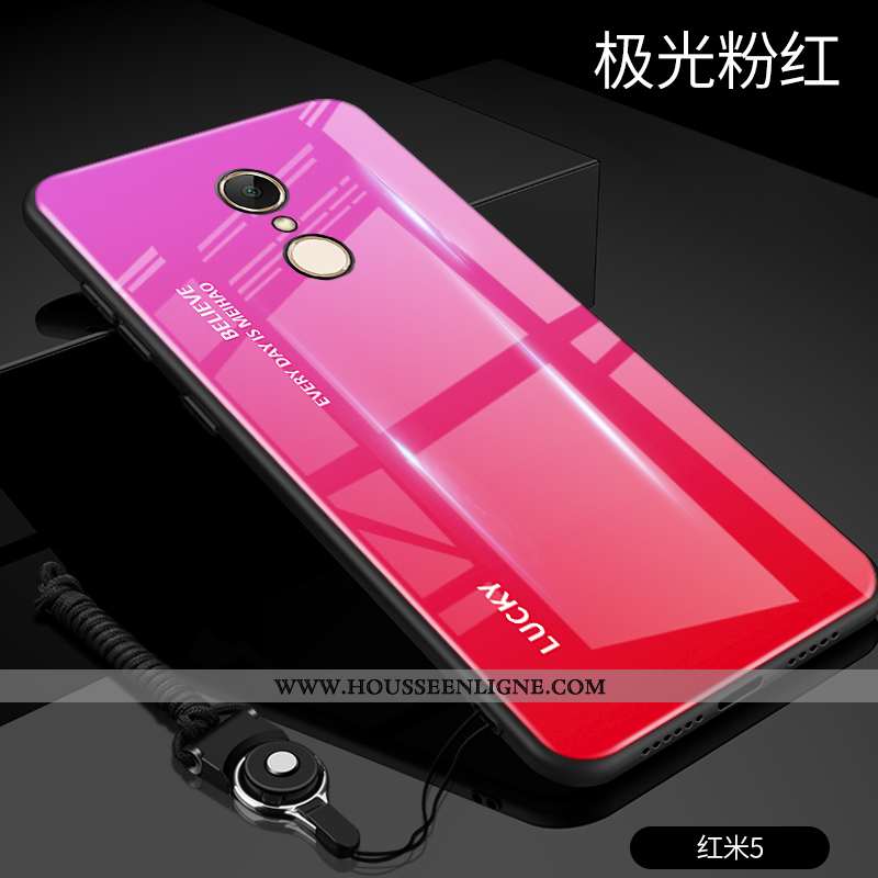 Coque Xiaomi Redmi 5 Ultra Tendance Légère Rouge Difficile Tout Compris