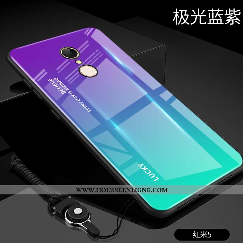 Coque Xiaomi Redmi 5 Ultra Tendance Légère Rouge Difficile Tout Compris