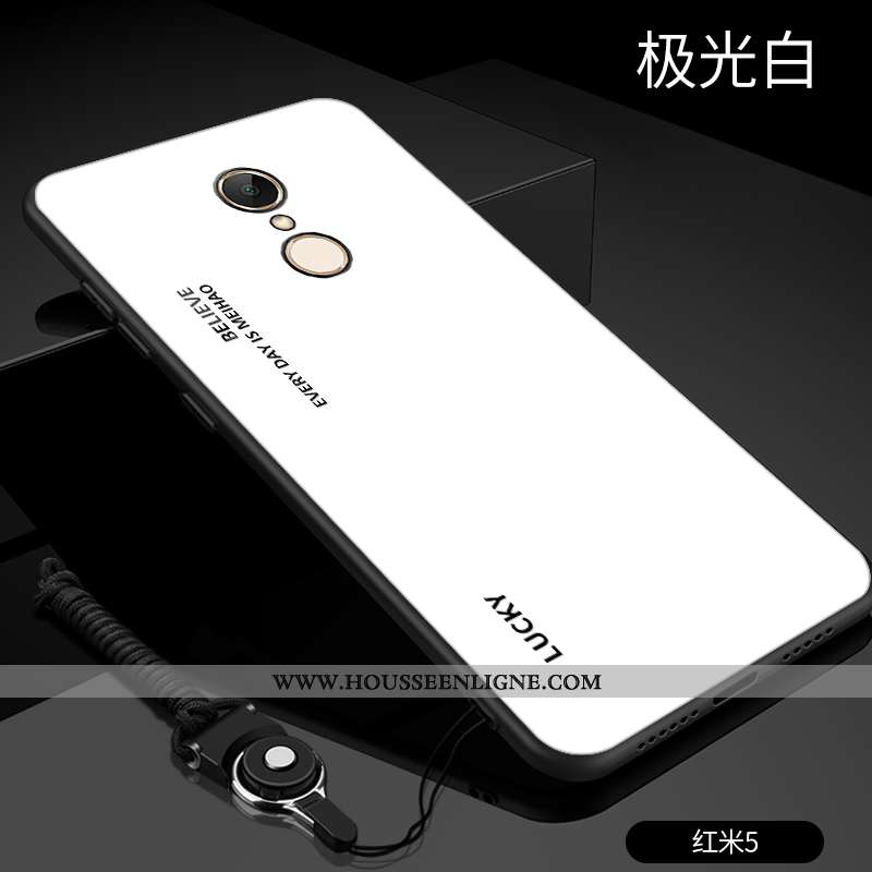 Coque Xiaomi Redmi 5 Ultra Tendance Légère Rouge Difficile Tout Compris