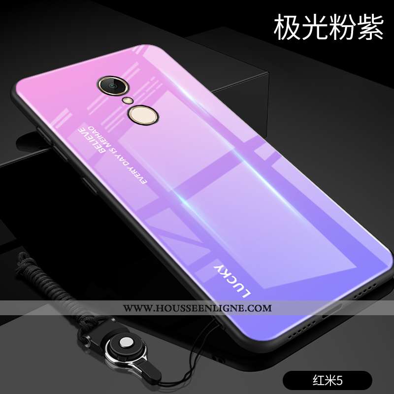 Coque Xiaomi Redmi 5 Ultra Tendance Légère Rouge Difficile Tout Compris