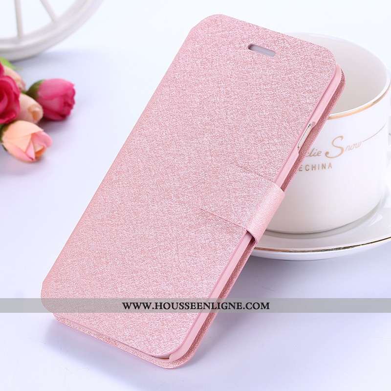 Coque Xiaomi Redmi 6 Cuir Protection Blanc Délavé En Daim Difficile Étui Blanche