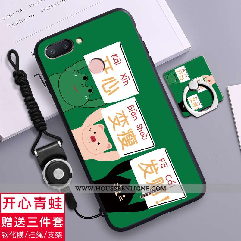 Coque Xiaomi Redmi 6 Délavé En Daim Personnalité Téléphone Portable Simple Créatif Jaune Silicone