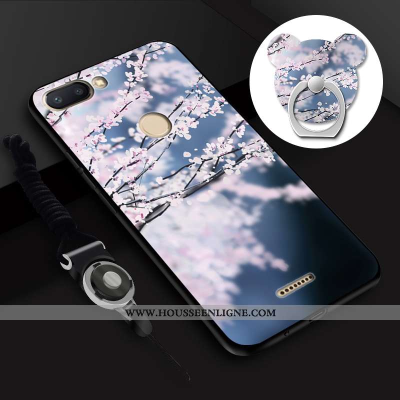Coque Xiaomi Redmi 6 Fluide Doux Mode Incassable Tout Compris Jaune Rouge Ornements Suspendus