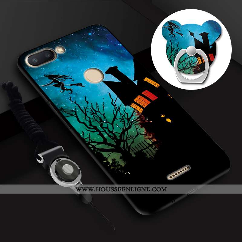 Coque Xiaomi Redmi 6 Fluide Doux Mode Incassable Tout Compris Jaune Rouge Ornements Suspendus