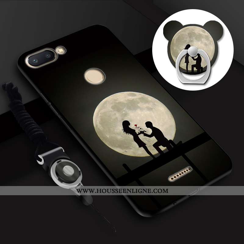 Coque Xiaomi Redmi 6 Fluide Doux Mode Incassable Tout Compris Jaune Rouge Ornements Suspendus