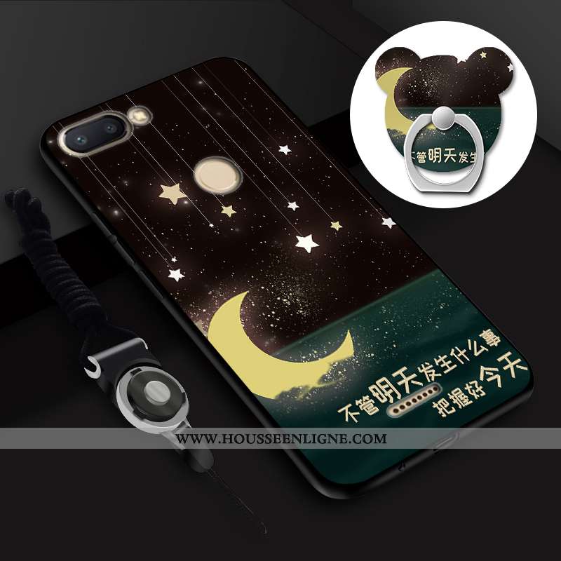 Coque Xiaomi Redmi 6 Fluide Doux Mode Incassable Tout Compris Jaune Rouge Ornements Suspendus
