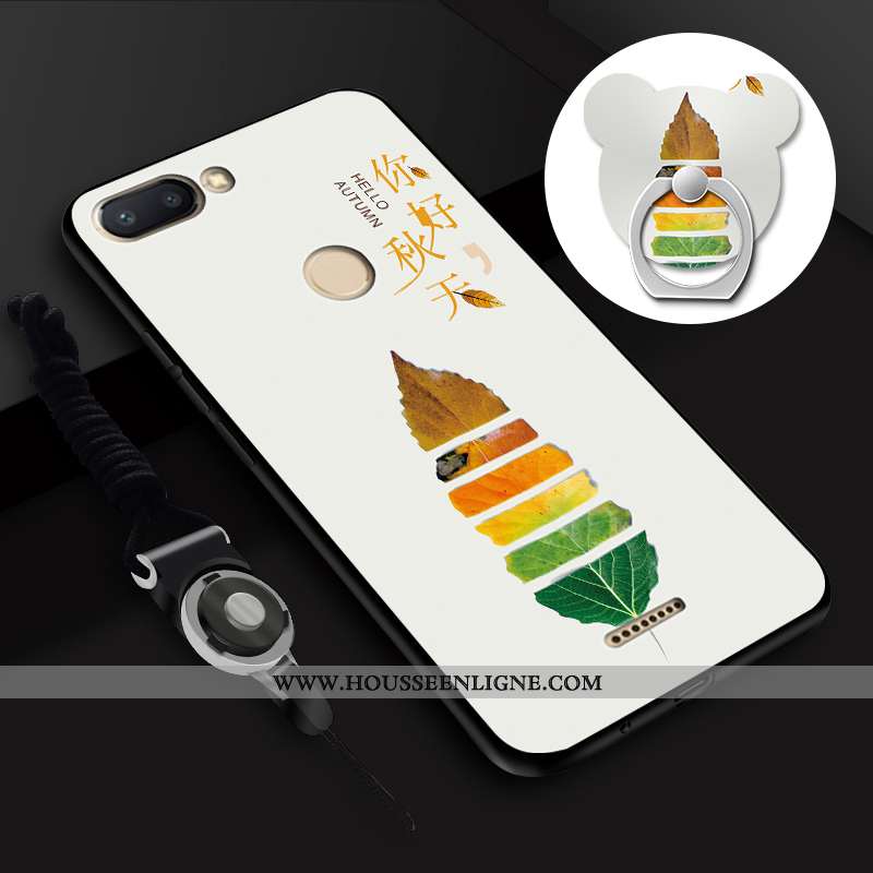 Coque Xiaomi Redmi 6 Fluide Doux Mode Incassable Tout Compris Jaune Rouge Ornements Suspendus