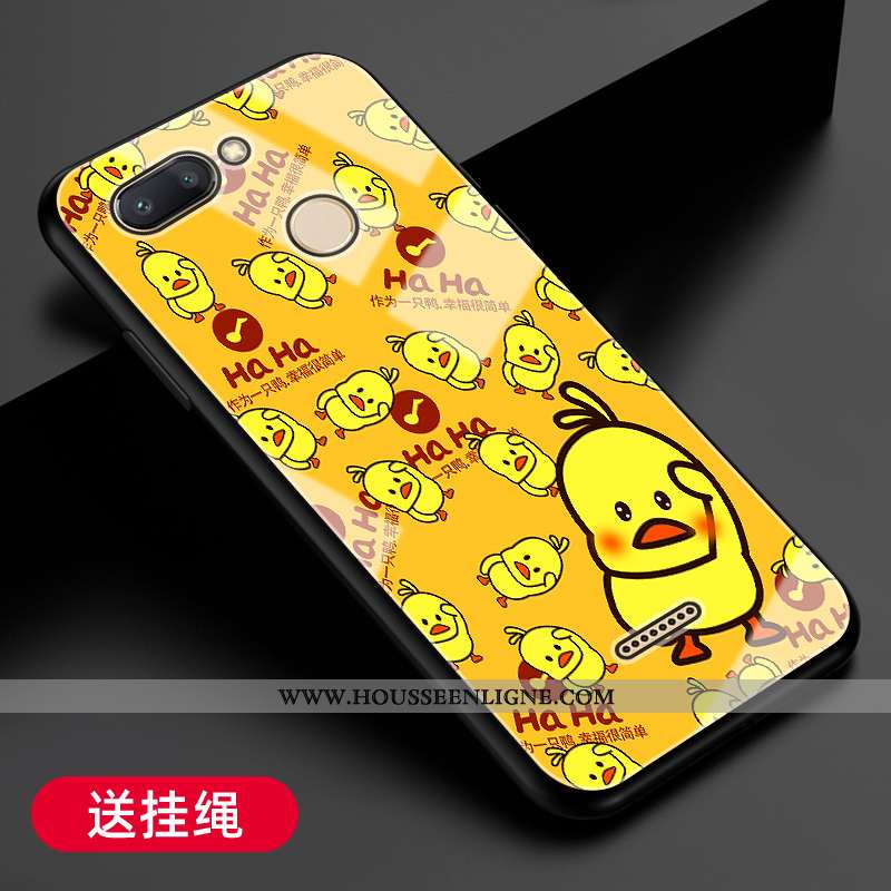 Coque Xiaomi Redmi 6 Fluide Doux Silicone Étui Petit Ornements Suspendus Difficile Téléphone Portabl