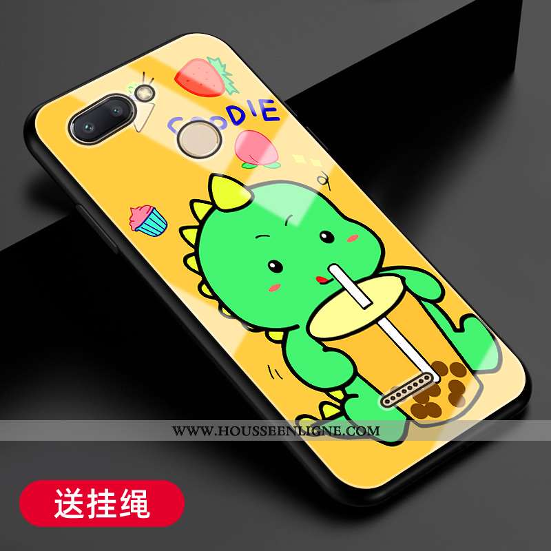 Coque Xiaomi Redmi 6 Fluide Doux Silicone Étui Petit Ornements Suspendus Difficile Téléphone Portabl