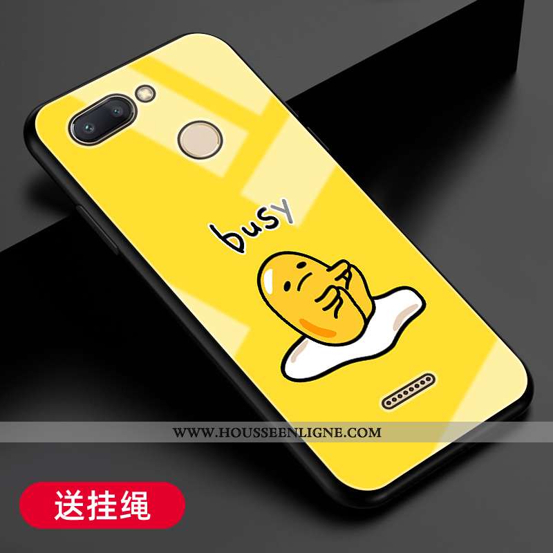 Coque Xiaomi Redmi 6 Fluide Doux Silicone Étui Petit Ornements Suspendus Difficile Téléphone Portabl