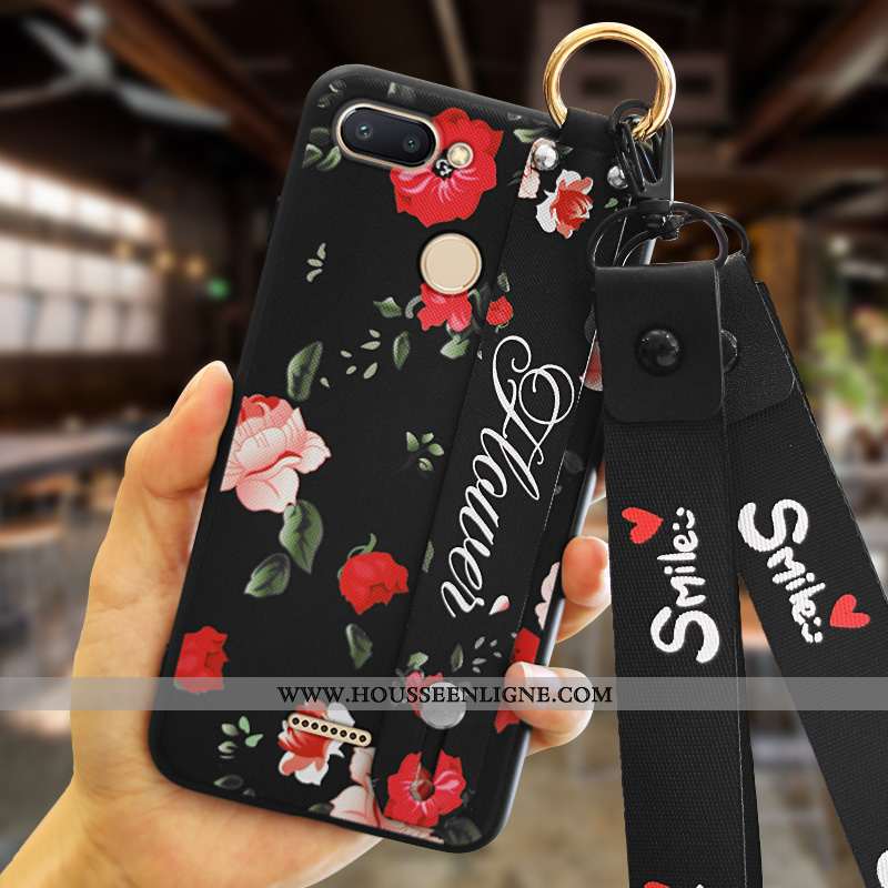 Coque Xiaomi Redmi 6 Mode Personnalité Tendance Tout Compris Créatif Rouge Rose
