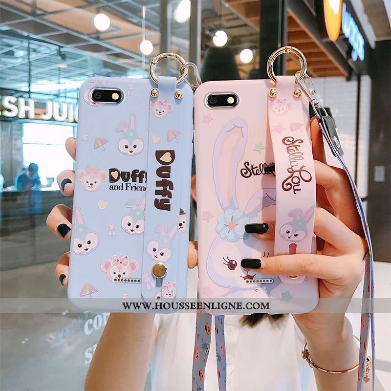 Coque Xiaomi Redmi 6a Créatif Dessin Animé Bleu Fluide Doux Étoile Téléphone Portable Silicone