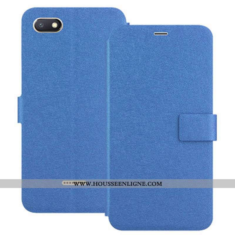 Coque Xiaomi Redmi 6a Cuir Fluide Doux Housse Silicone Étui Petit Téléphone Portable Rose