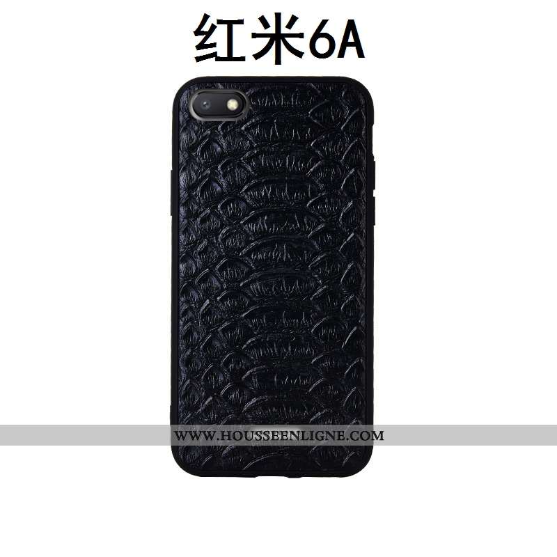 Coque Xiaomi Redmi 6a Fluide Doux Silicone Étui Qualité Rouge Petit Noir
