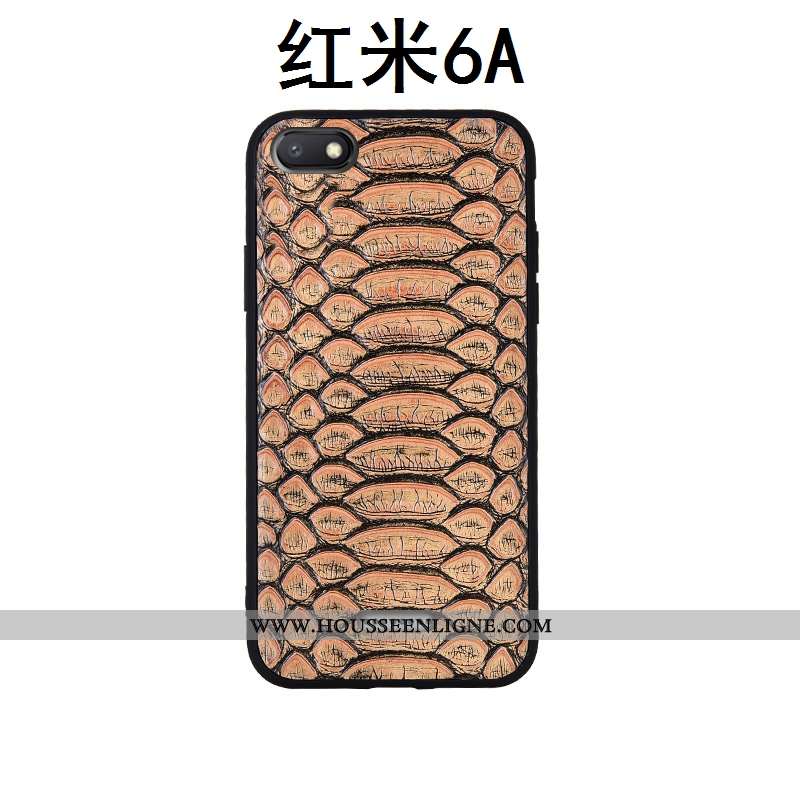 Coque Xiaomi Redmi 6a Fluide Doux Silicone Étui Qualité Rouge Petit Noir