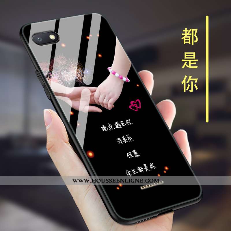 Coque Xiaomi Redmi 6a Silicone Protection Net Rouge Créatif Rouge Délavé En Daim Violet