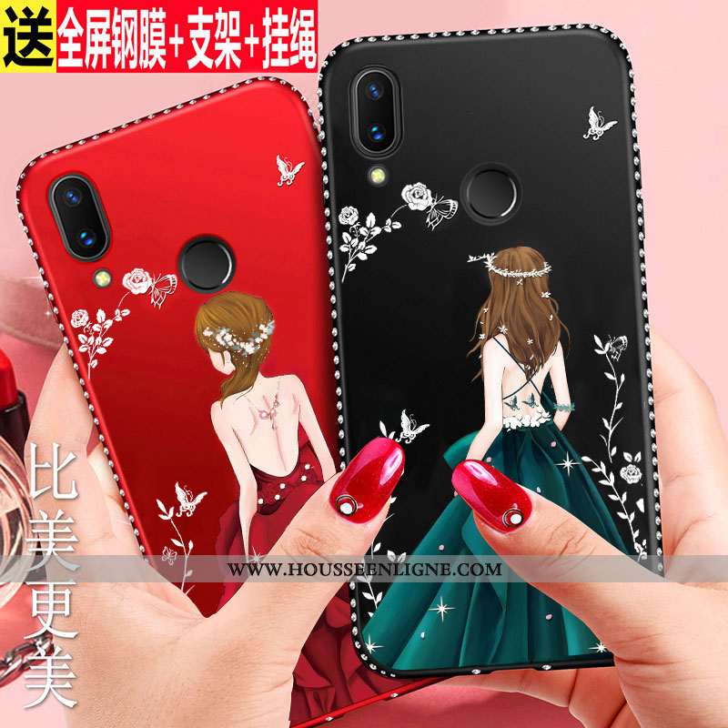 Coque Xiaomi Redmi 7 Ornements Suspendus Ultra Tout Compris Étui Protection Téléphone Portable Net R