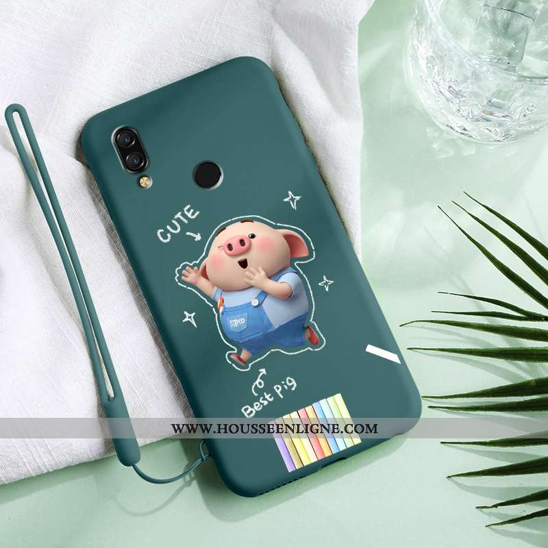 Coque Xiaomi Redmi 7 Protection Personnalité Jaune Petit Créatif Silicone Net Rouge