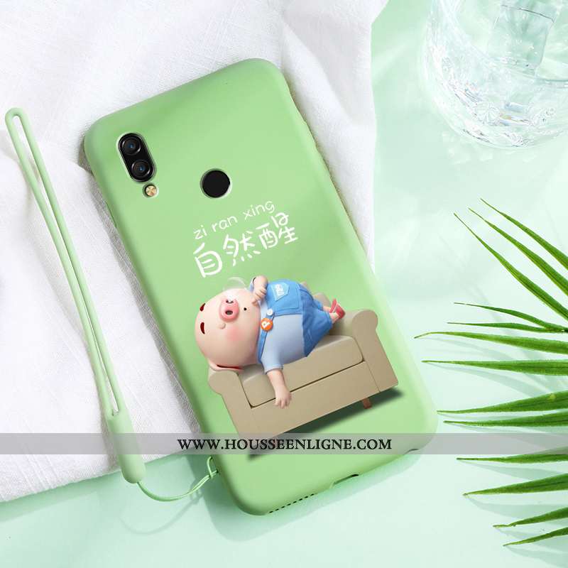 Coque Xiaomi Redmi 7 Protection Personnalité Jaune Petit Créatif Silicone Net Rouge