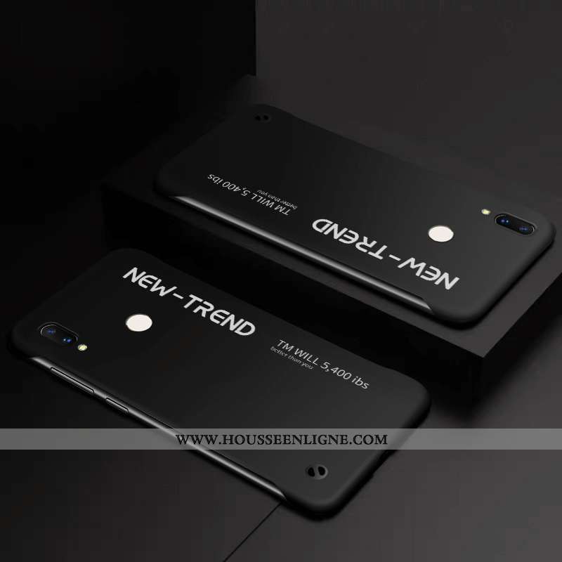 Coque Xiaomi Redmi 7 Ultra Tendance Incassable Border Simple Difficile Bleu Foncé