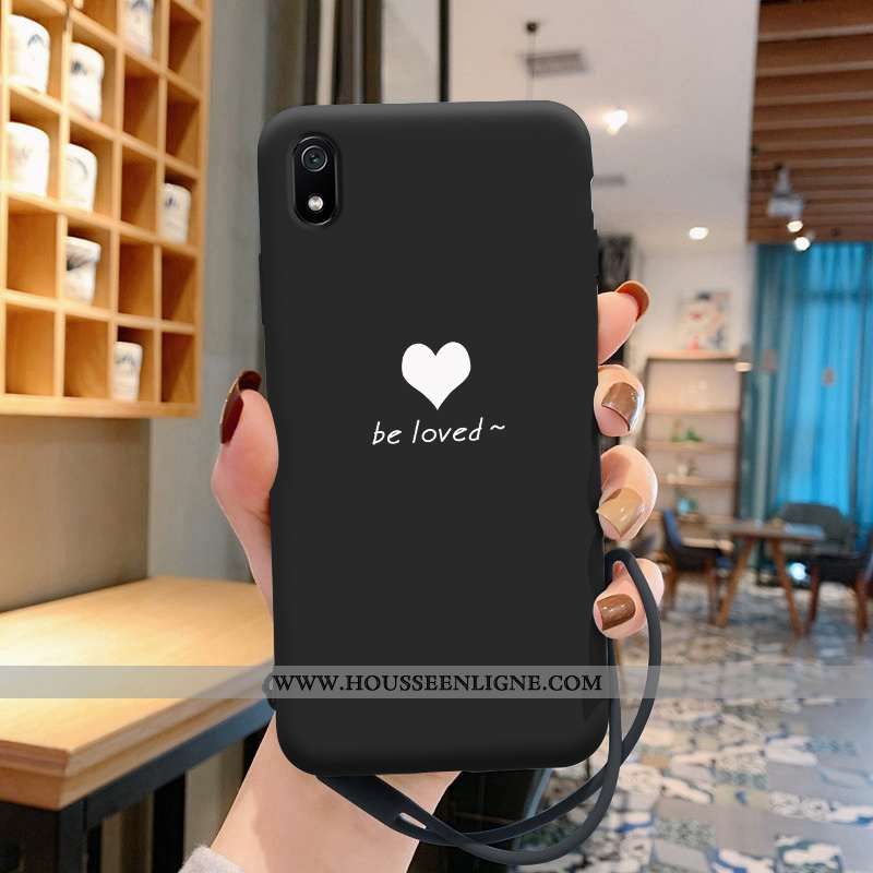 Coque Xiaomi Redmi 7a Fluide Doux Silicone Net Rouge Ultra Amour Rouge Protection Verte