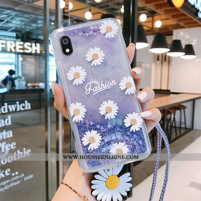 Coque Xiaomi Redmi 7a Personnalité Créatif Violet Tendance Tout Compris Net Rouge Protection