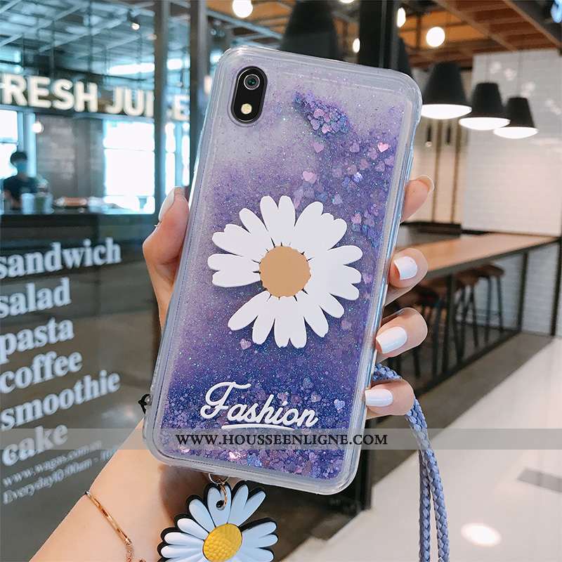Coque Xiaomi Redmi 7a Personnalité Créatif Violet Tendance Tout Compris Net Rouge Protection