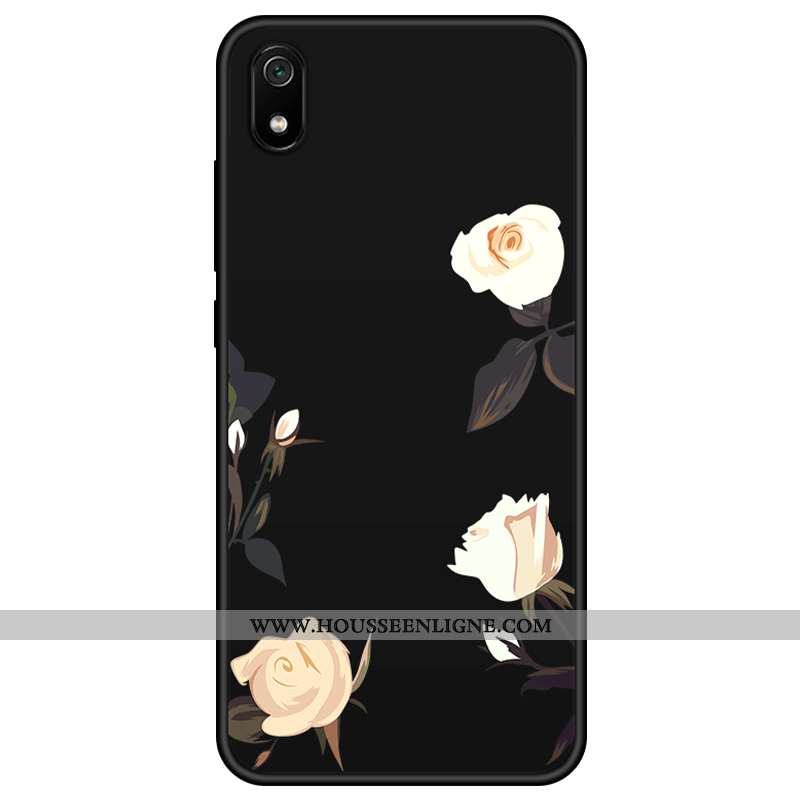 Coque Xiaomi Redmi 7a Protection Délavé En Daim Étui Fluide Doux Vintage Créatif Téléphone Portable 