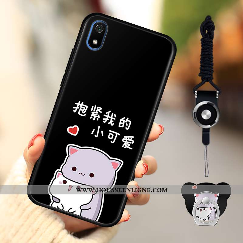 Coque Xiaomi Redmi 7a Tendance Fluide Doux Téléphone Portable Rouge Net Rouge Nouveau Bleu Foncé