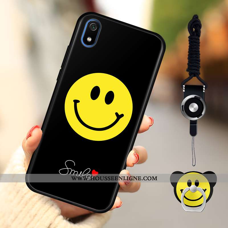 Coque Xiaomi Redmi 7a Tendance Fluide Doux Téléphone Portable Rouge Net Rouge Nouveau Bleu Foncé