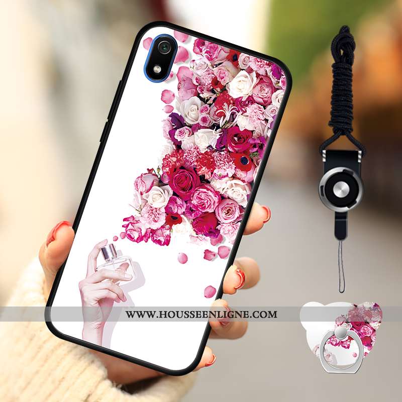 Coque Xiaomi Redmi 7a Tendance Fluide Doux Téléphone Portable Rouge Net Rouge Nouveau Bleu Foncé