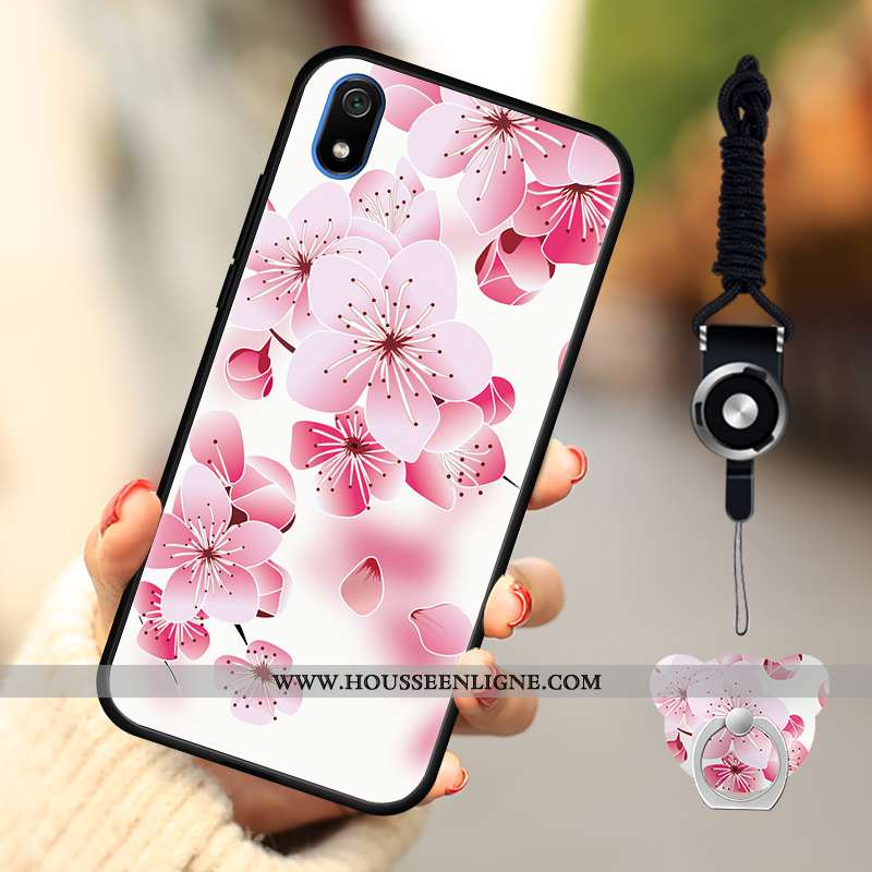Coque Xiaomi Redmi 7a Tendance Fluide Doux Téléphone Portable Rouge Net Rouge Nouveau Bleu Foncé