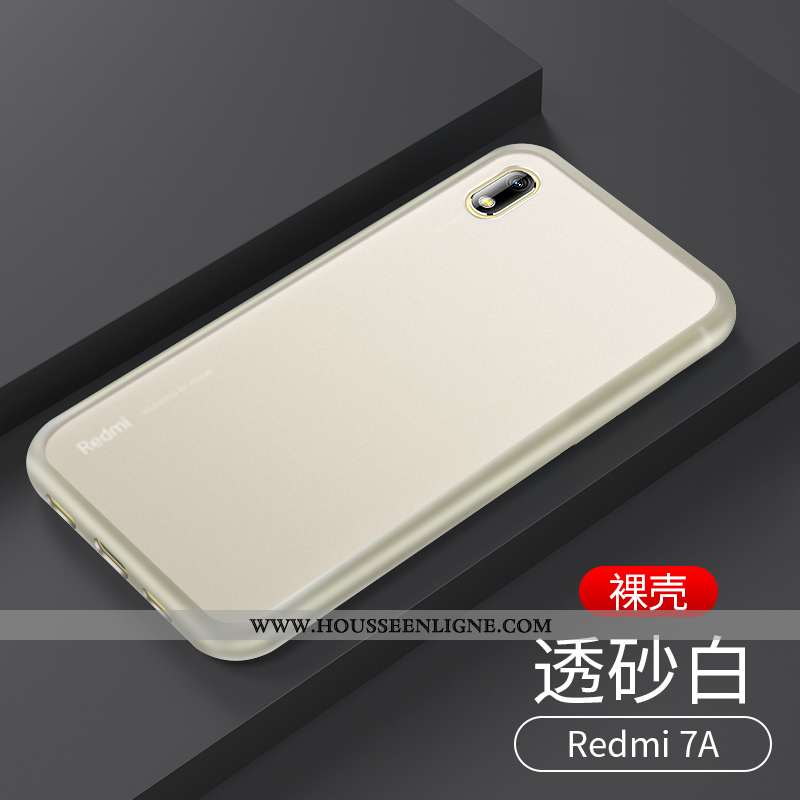 Coque Xiaomi Redmi 7a Tendance Légère Petit Bleu Marin Téléphone Portable Ultra Transparent Bleu Fon
