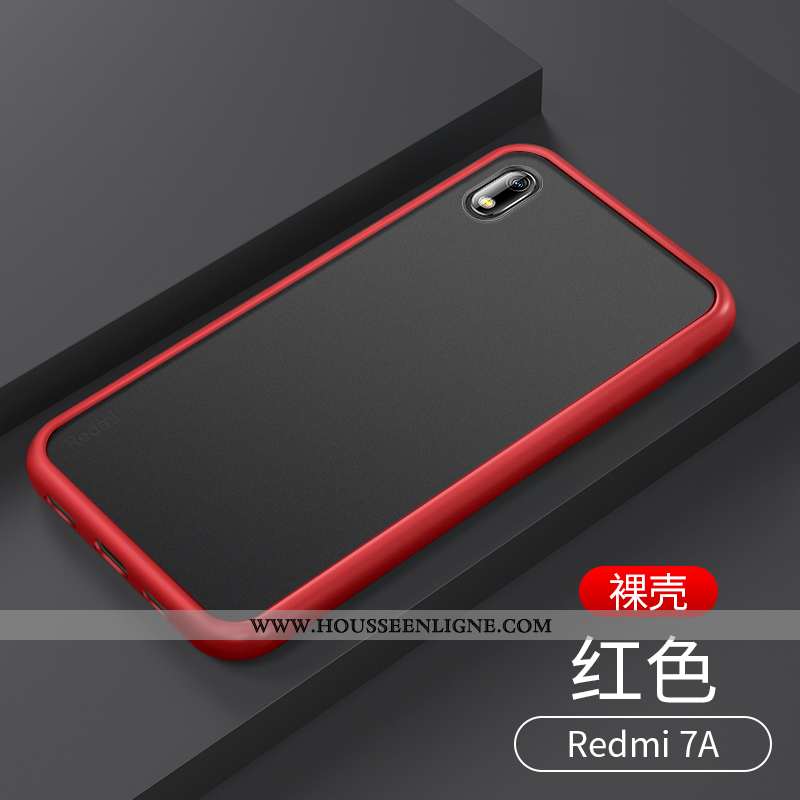 Coque Xiaomi Redmi 7a Tendance Légère Petit Bleu Marin Téléphone Portable Ultra Transparent Bleu Fon