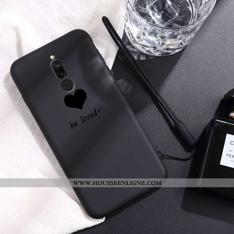 Coque Xiaomi Redmi 8 Protection Personnalité Amoureux Tout Compris Rouge Silicone Amour Verte