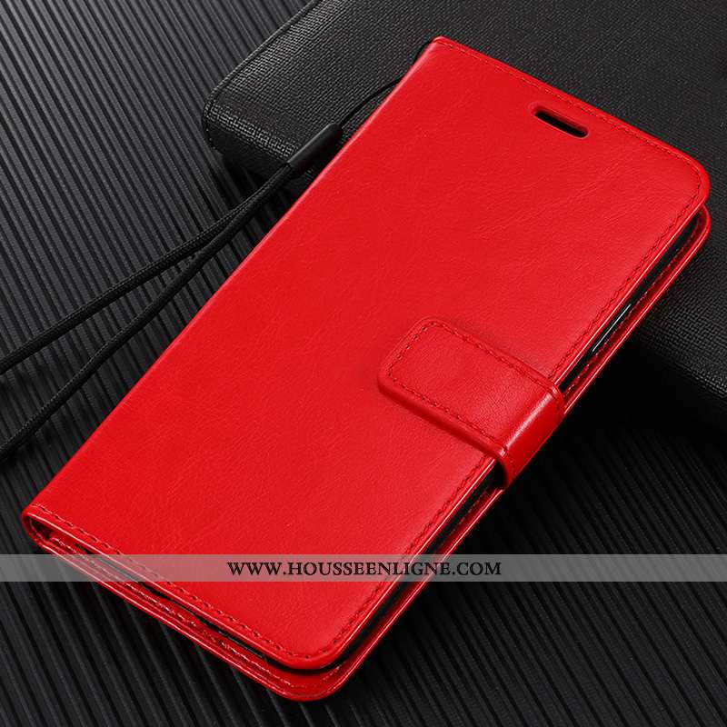 Coque Xiaomi Redmi 8 Silicone Protection Membrane Fluide Doux Étui Tempérer Rouge