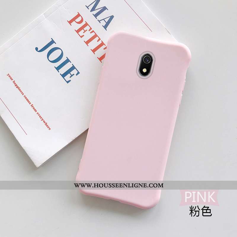 Coque Xiaomi Redmi 8a Charmant Fluide Doux Incassable Rouge Téléphone Portable Protection Tout Compr