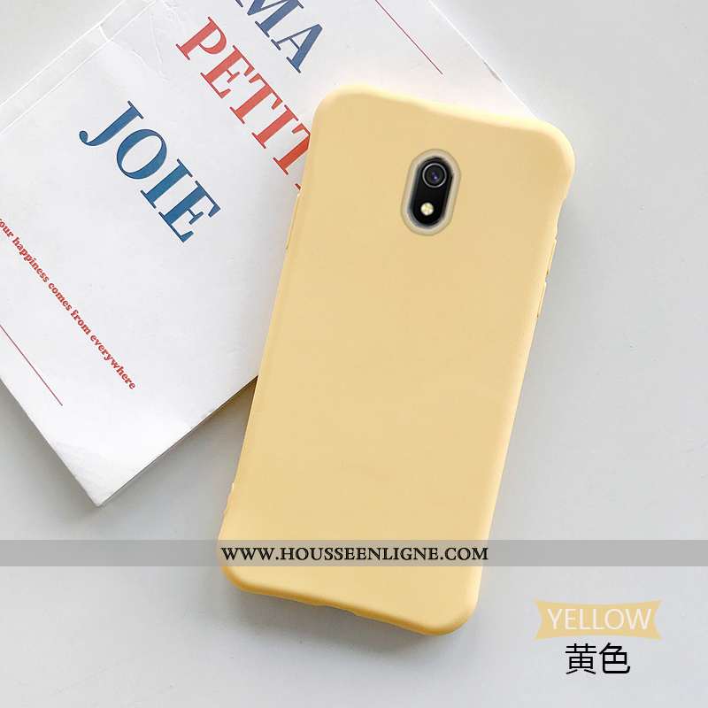 Coque Xiaomi Redmi 8a Charmant Fluide Doux Incassable Rouge Téléphone Portable Protection Tout Compr