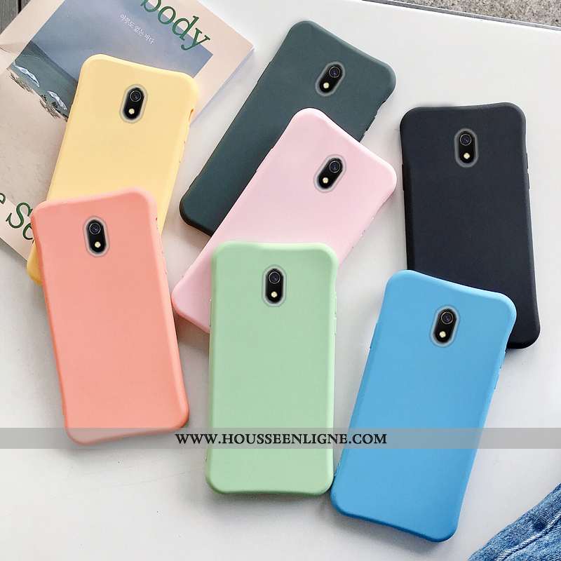 Coque Xiaomi Redmi 8a Charmant Fluide Doux Incassable Rouge Téléphone Portable Protection Tout Compr