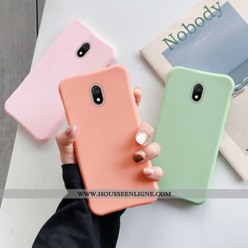 Coque Xiaomi Redmi 8a Charmant Fluide Doux Incassable Rouge Téléphone Portable Protection Tout Compr