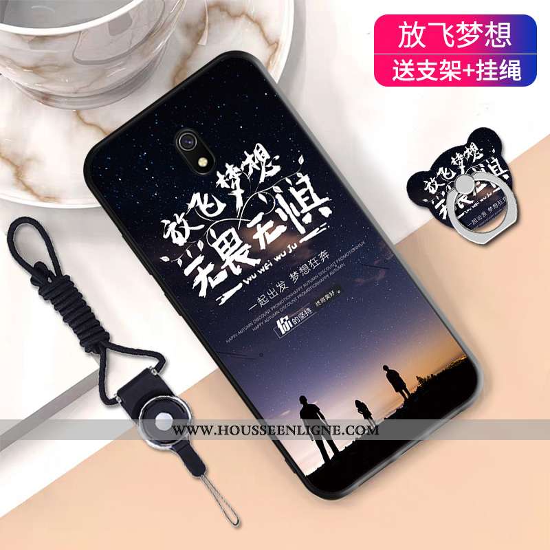 Coque Xiaomi Redmi 8a Cou Suspendu Tendance Tout Compris Tempérer Téléphone Portable Rouge Membrane 