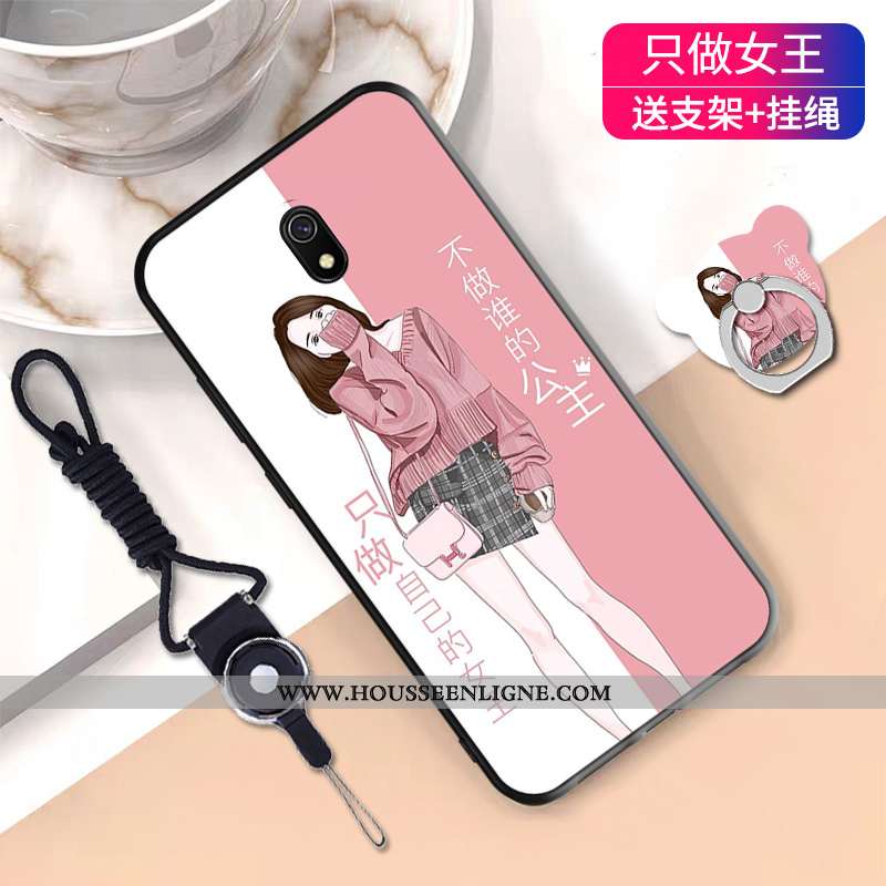 Coque Xiaomi Redmi 8a Cou Suspendu Tendance Tout Compris Tempérer Téléphone Portable Rouge Membrane 