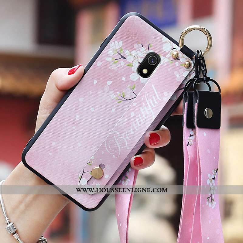 Coque Xiaomi Redmi 8a Légère Fluide Doux Tendance Style Chinois Téléphone Portable Légères Rouge