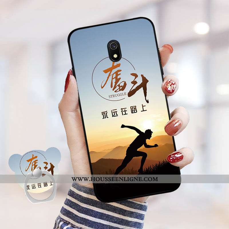 Coque Xiaomi Redmi 8a Personnalité Dessin Animé Rouge Téléphone Portable Net Rouge Tempérer Incassab