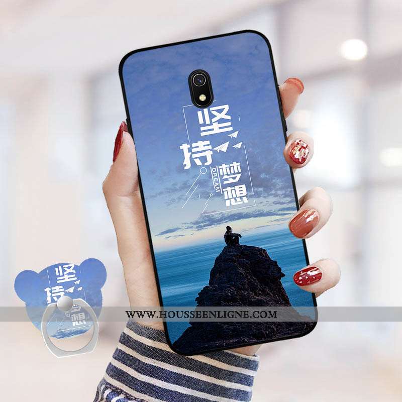 Coque Xiaomi Redmi 8a Personnalité Dessin Animé Rouge Téléphone Portable Net Rouge Tempérer Incassab