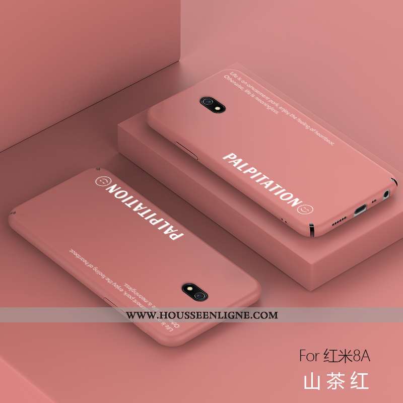 Coque Xiaomi Redmi 8a Protection Délavé En Daim Ultra Téléphone Portable Membrane Rouge Légère Verte