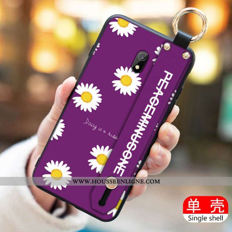 Coque Xiaomi Redmi 8a Protection Personnalité Net Rouge Fluide Doux Violet Rouge