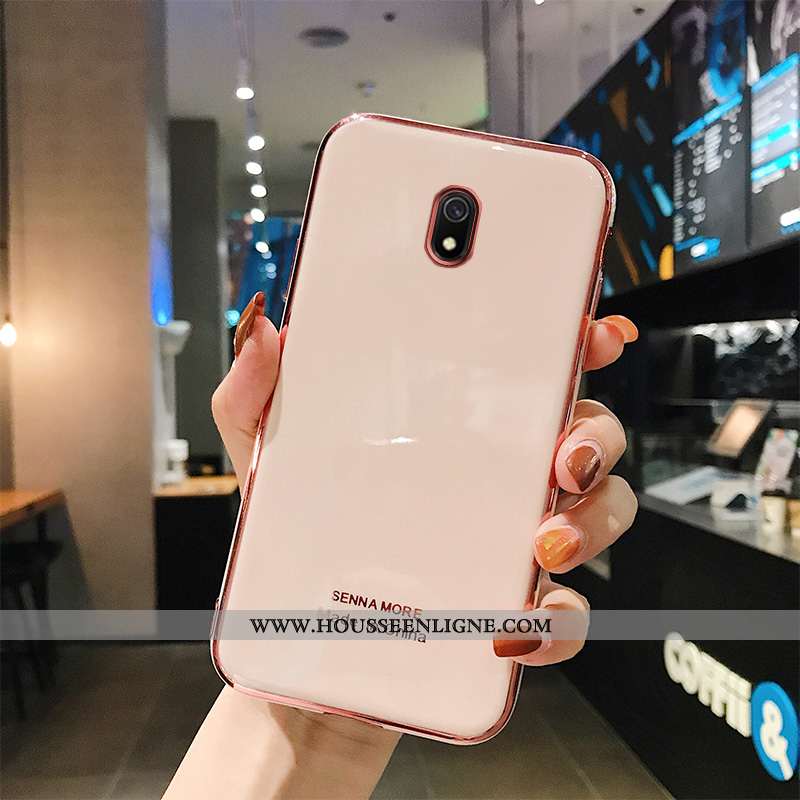 Coque Xiaomi Redmi 8a Silicone Mode Couleur Unie Protection Téléphone Portable Tempérer Verte