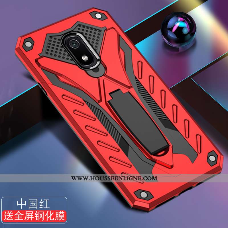 Coque Xiaomi Redmi 8a Tendance Fluide Doux Ballon Délavé En Daim Étui Difficile Nouveau Bleu